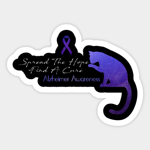 Alzheimer Awareness Spread The Hope Find A Cure Gift Sticker by thuylinh8